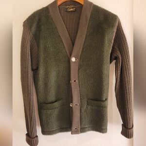 Vintage Camel Hair and Cashmere Cardigan